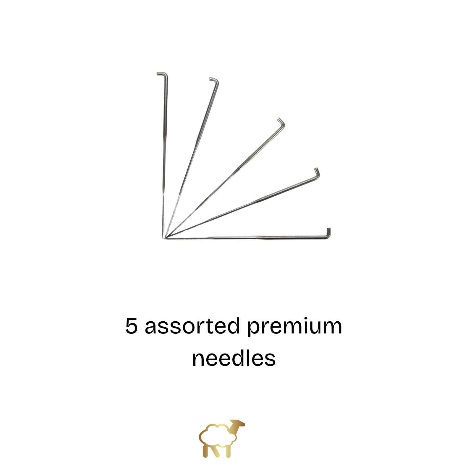 5 premium needle felting needles 