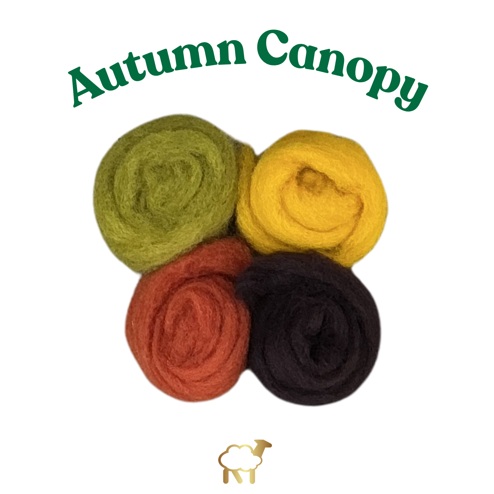 Autumn_Canopy_Corriedale_Sliver_Needle_Felting_Wool