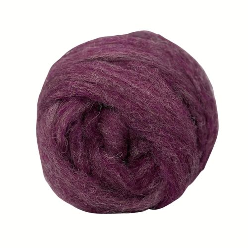 Bramble Purple British Sliver Needle Felting Wool