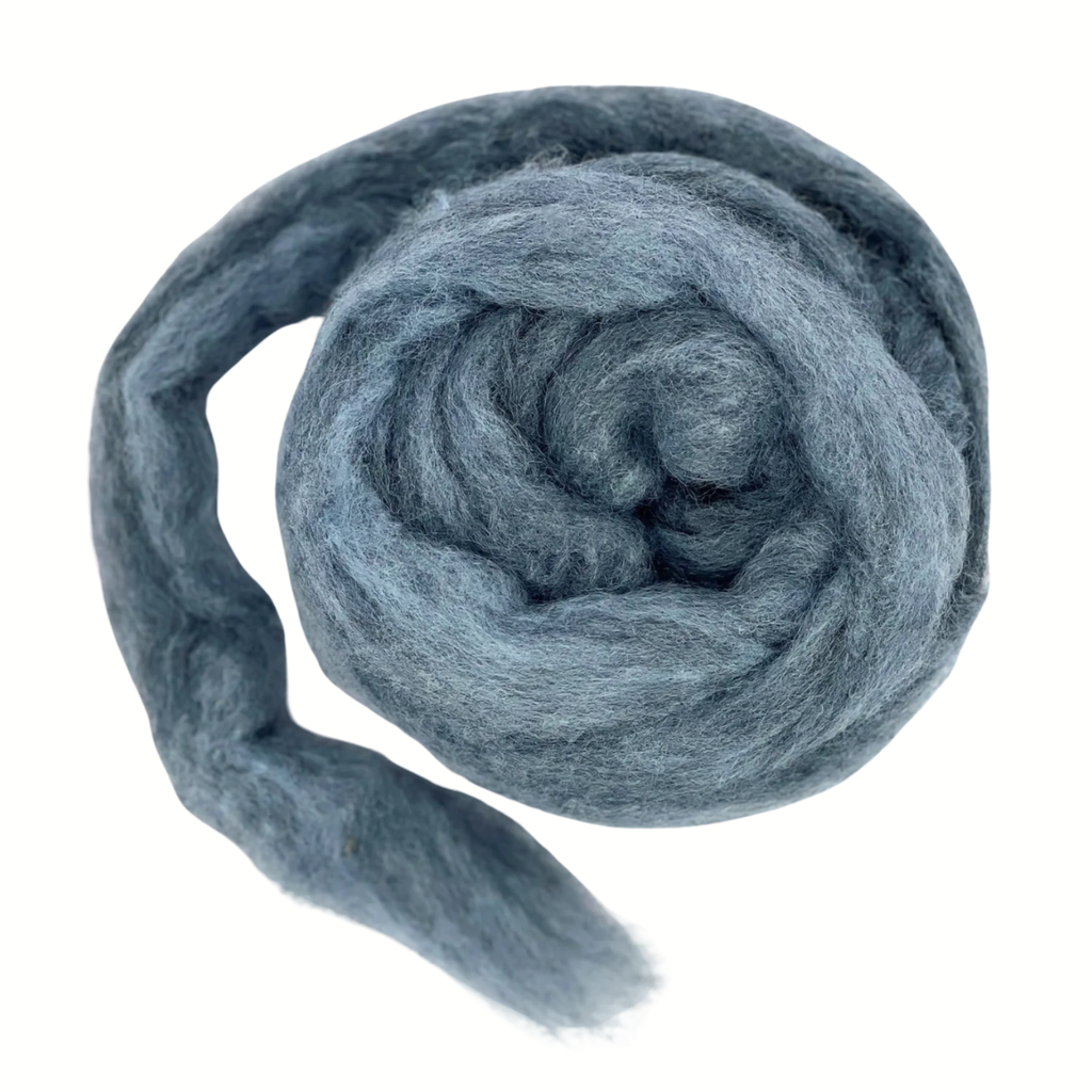 Corriedale Sliver Blue Shades Wool Pack