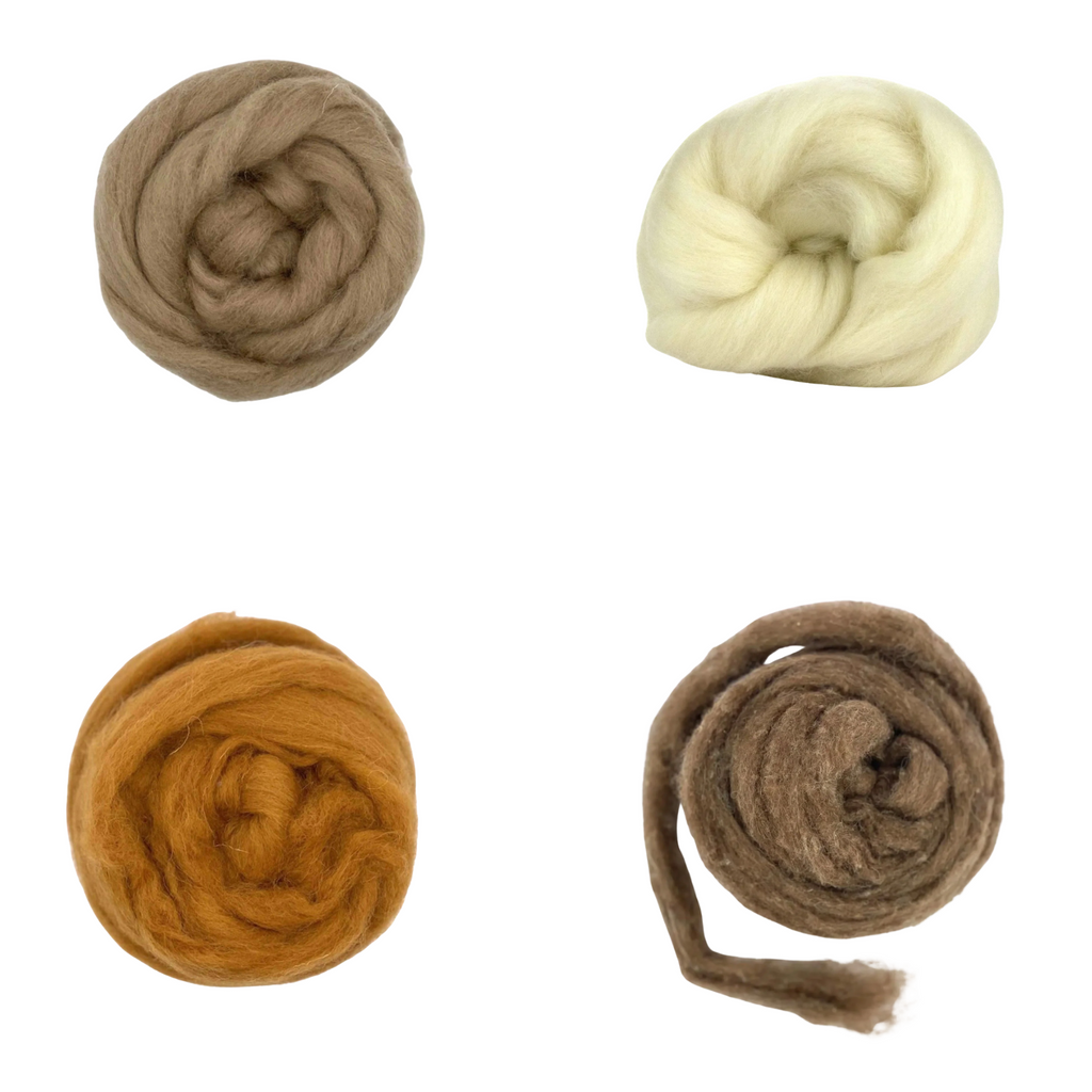 Shetland Wool Roving Various Colours