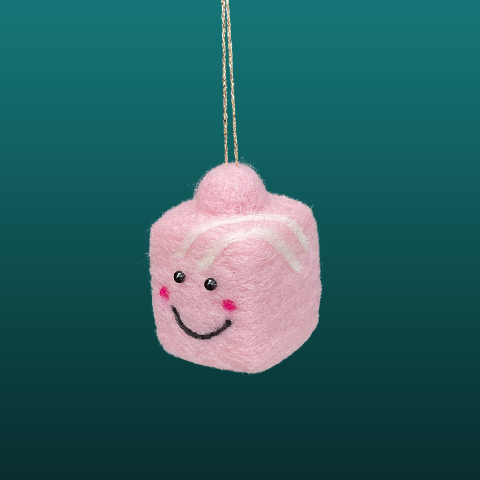 Needle Felt Fondant Fancy Decoration