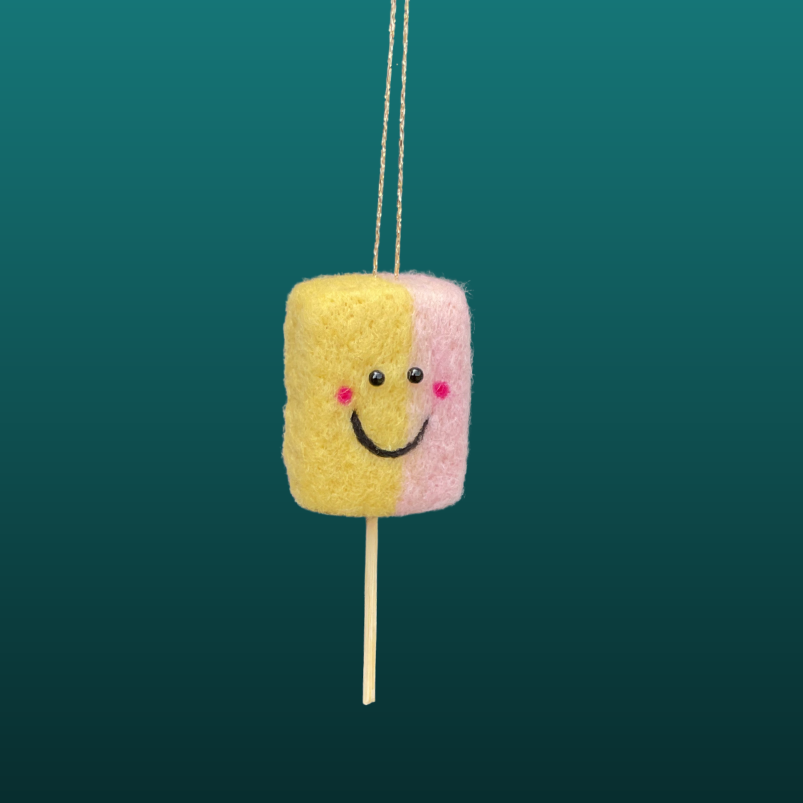 Needle Felted Drumstick Lolly Decoration