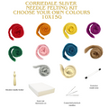Corriedale slivers kit choose your own colours 