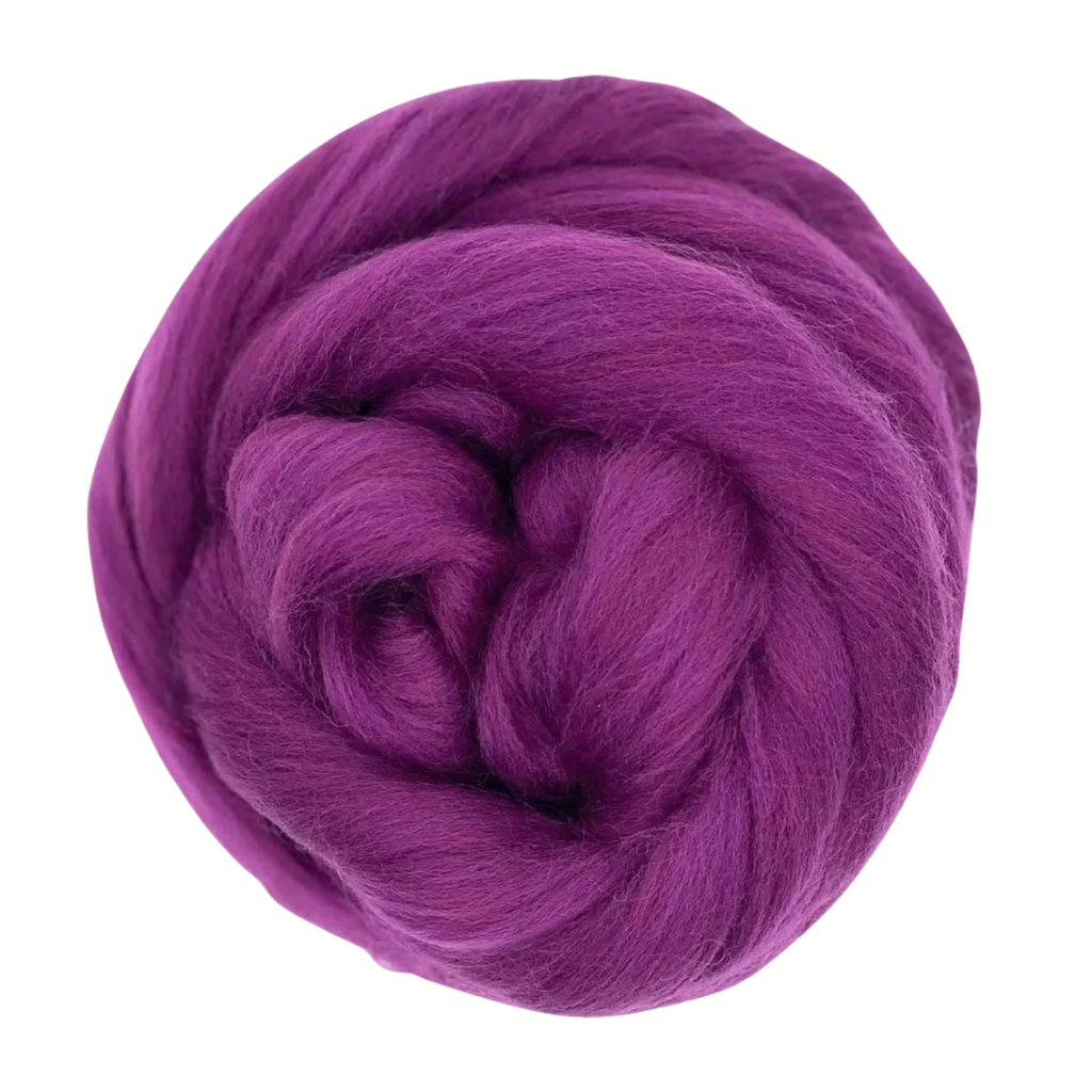 Damson merino needle felting wool 