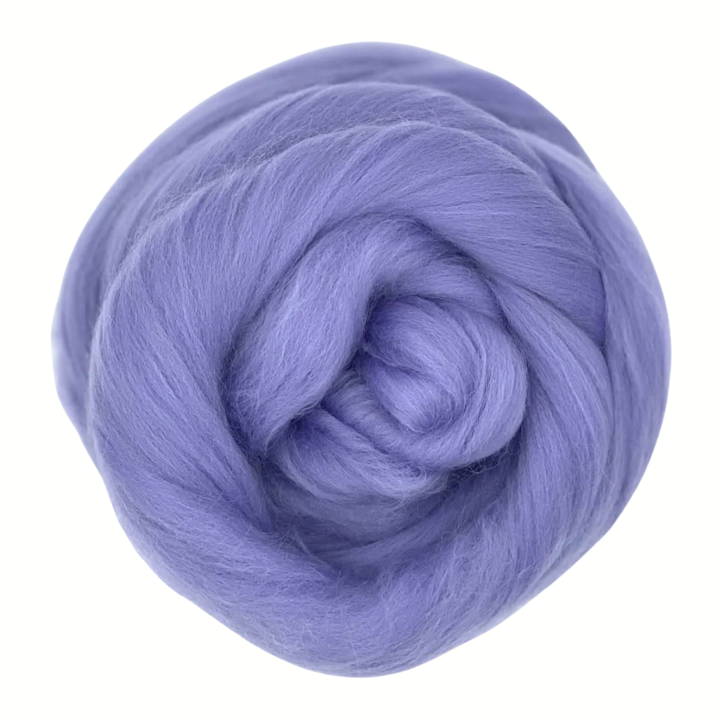 Lavender merino needle felting wool 