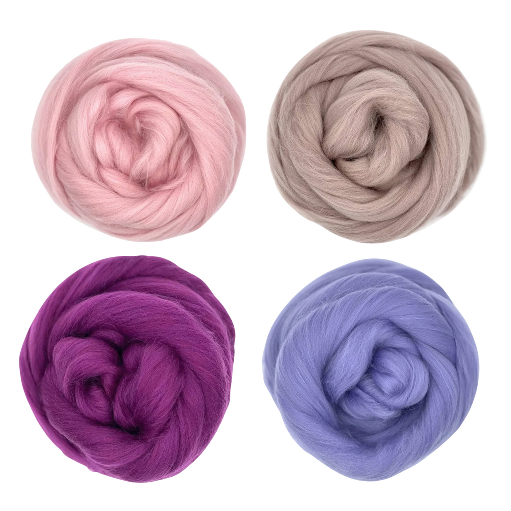 Merino Needle Felting Wool Wild Blossom