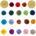 Merino wool colour box 18x10g