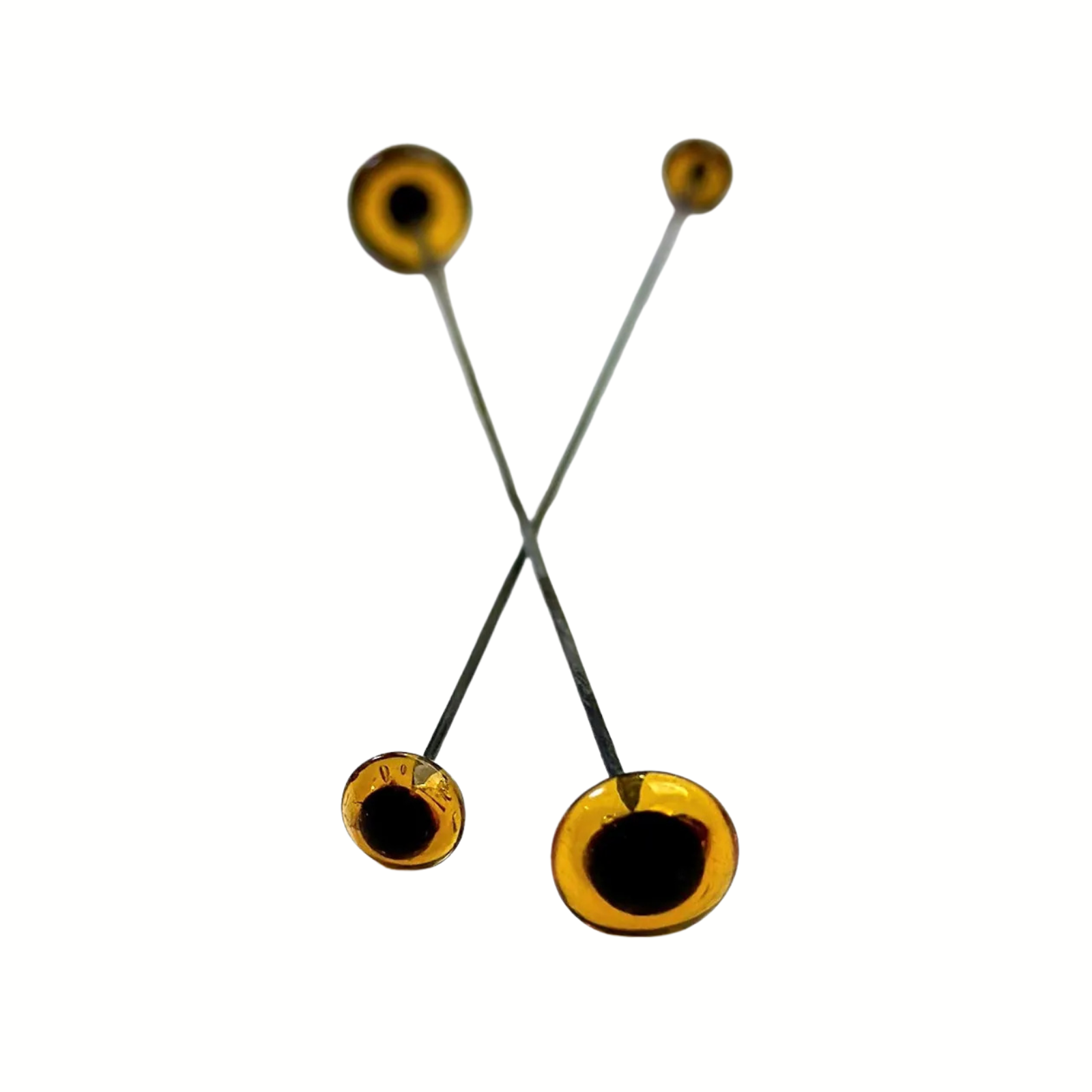 6mm Needle Felting Eyes Brown Amber Blue Black