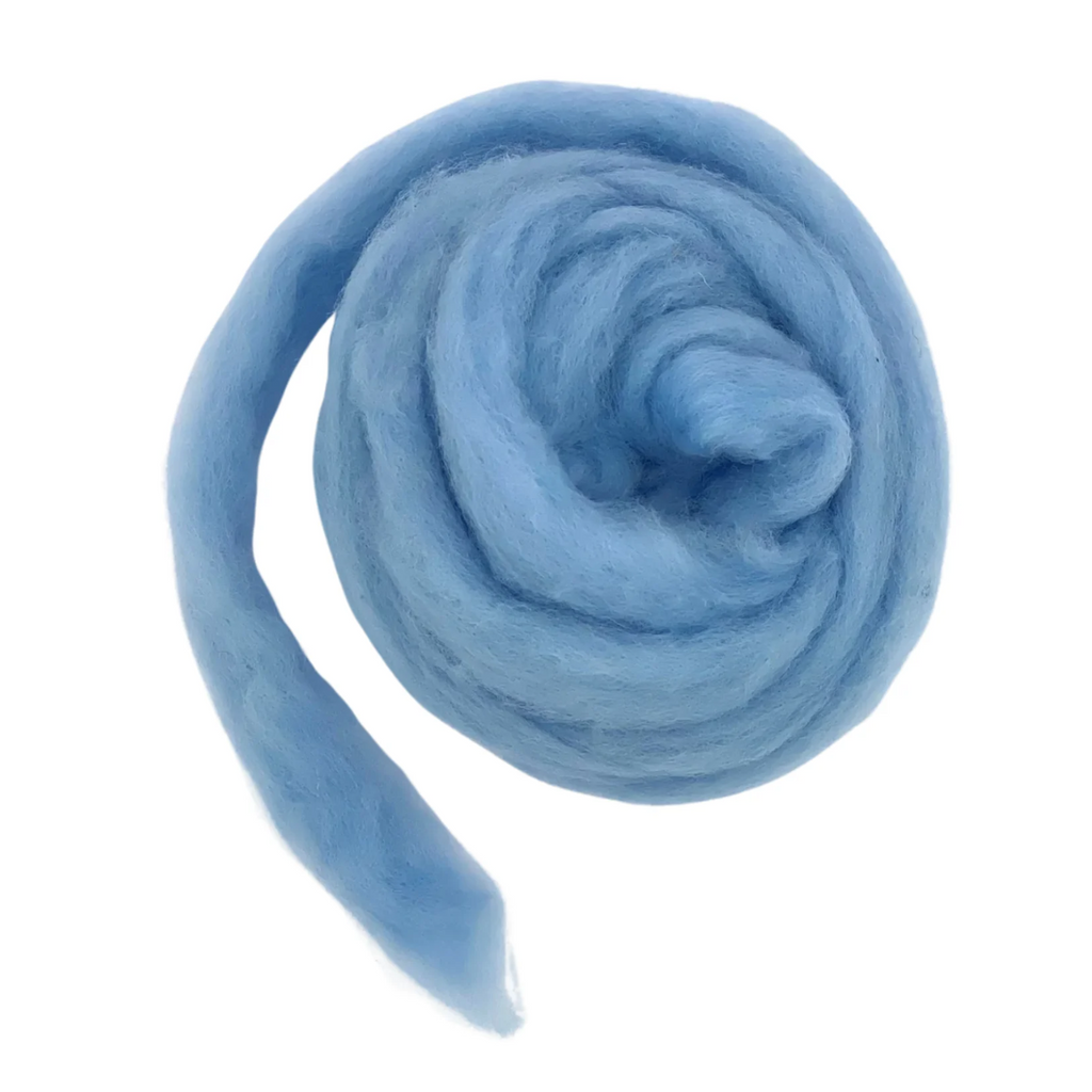 Carded Corriedale Slivers  Wool ‘Rainbows’ Wool Pack